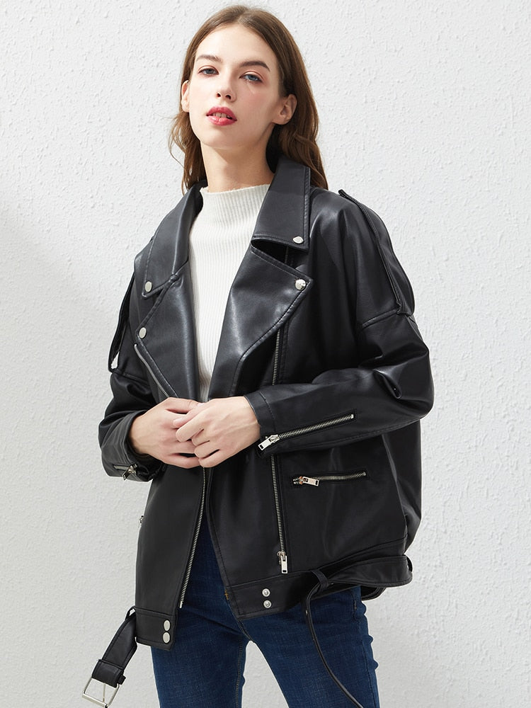 Lucie Loose Leather Jacket – JLucie